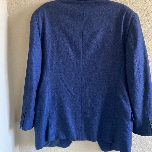 VALENTINO MEN BLAZER, NAVY BLUE COLOR, SIZE 42.5R. - Picture 3 of 13